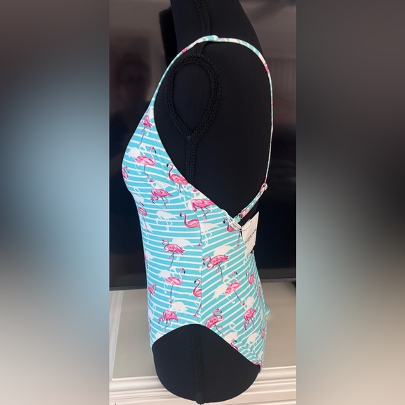 Flamingo Print Swimsuit - Picture 2 of 9